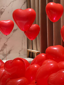 10/20Pcs Heart Shaped Balloons Red Pink Black Latex Balloon for DIY Valentines Day Engagement Wedding Party Anniversary Decor