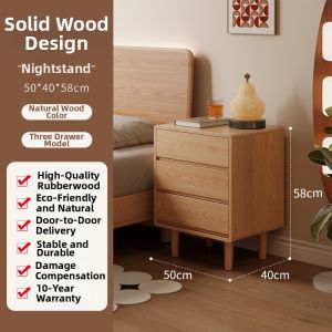 DONGMU | Real Wood Bedside Cabinet Small Home Use
