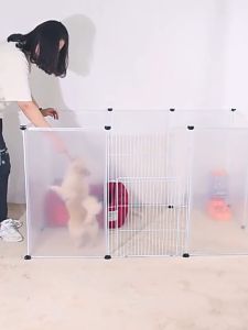 12 PS 35*35CM Kandang Hewan Pagar Besi DIY Kandang Hewan Peliharaan Pet Cage Kandang Hamster Burung Pagar Besi DIY