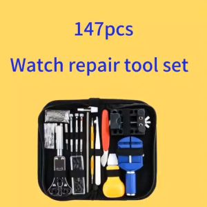 Mitch Professional 147pcs Watch Repair Kit Spring Bar Tool Set Watch Band Link Pin