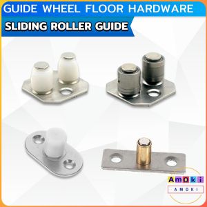Amoki Floor Sliding Roller Guide Door Roller Guide Wheel for Sliding Barn Door Wood Doors