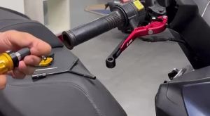 for SYM Husky 150 ADV 300 JOYMAX Z300 Motorcycle CNC Aluminum Handlebar Bar End Plug Balance Bar Cover Pairs Accessories