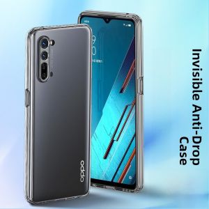 Henyou | Oppo Reno11 Pro Silicone Case Full Lens Protection Transparent Anti-Fall Shockproof Soft Shell For Men And Women Protective Cover