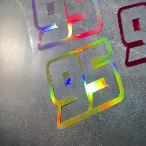 1pc Number 95 Motorcycles Laser Stickers Waterproof for Motorcycle Windshield Fuel Tank Tailbox Car Window Universal Vinyl Decal