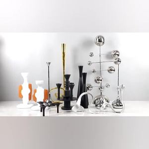 Modern Minimalist Metal Nordic Creative Candlestick Decorations