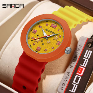 Sanda | SANDA Luxury Womens Elegant Special Design Waterproof Quartz Silicone Watch Gift for Ladies Wristwatch Relogio Feminino