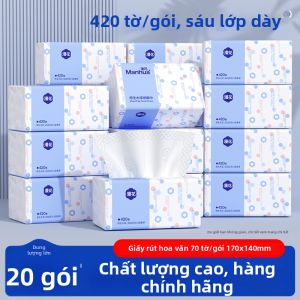 Manhua | Khăn Giấy Treo 6 Lớp Dùng Một Lần