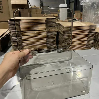 Transparent Dust-Proof Storage Box Acrylic