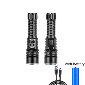 LED strong light flashlight ultra-bright rechargeable outdoor ultra-long home life long-range portable