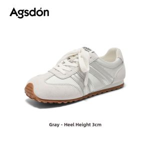 Agsdon | Elevating White Athletic Shoes