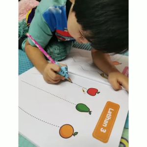 Buku Awal Belajar Menulis / Preschool Tracing Activity Book / Early Learning Activity For Kids 4 5 6 Years Old