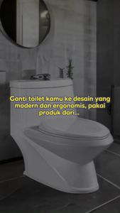 Ceramax Closet Duduk Satu Bagian Aires FSA 0077 Putih Kloset Duduk Ceramics Water Saving Closet Putih Bidet Trim Kit - Lazada