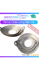 Nòng Nhôm Rế lổ Chảo Lủng Nấu Bếp Củi Nhôm Máy Bay Nguyên Khối Đủ Kích Cỡ