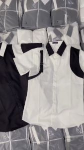 Áo sơ mi nam boy phố tay ngắn tay dài vải lụa mềm mịn phối cầu vai trẻ trung sang trọng mẫu-MILIN SHOP