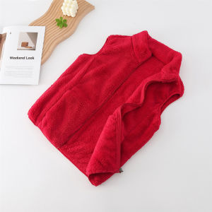 Thickened Fleece Womens Jacket 2025 New Double-sided Coral Velvet Outdoor Warmth Shake Fleece Vest Tank Shoulder