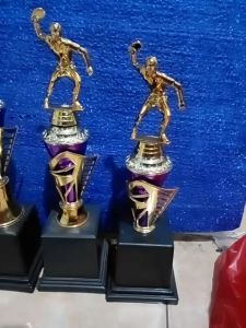 Piala Lomba Juara 1 2 3 4 (PEMAIN TENIS MEJA putra BODY UNGU RASER) "costum" FREE STICKER (BOLEH satuan)TERMASUK SETICKER DAN FREE DESIGN