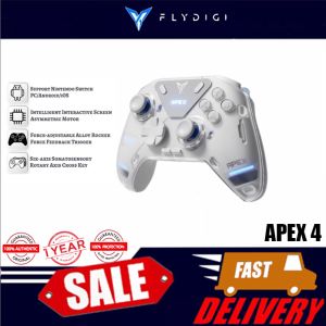 Flydigi Original APEX 4 Gaming Controller Wireless Elite Force Feedback Trigger Support PC/Switch/Mobile/TV Box Gamepad 2024 New