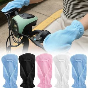 Bảo vệ khỏi ánh mặt trời Lụa băng tay áo Găng tay mỏng chống tia cực tím sương ngón tay Găng tay màn hình cảm ứng mùa hè lỏng tay áo đi xe đạp bảo vệ khỏi tia UV tay áo