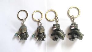 Bandai | Keychain Godzilla Kong Kong Keychain with Axe Vinyl Figure Keyring Toy Action Toy Figures for Children Boys Gir