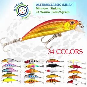 Minnow Lure Umpan Casting Pancing 5cm 5g ULTRALIGHT Best Seller (MNA4)