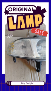 【100% JAPAN Original】Honda Prelude BB1 1993 Front Headlight Lamp Head Lamp 车头灯 Lampu Hadapan