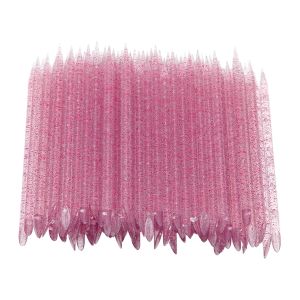 50/100/200PCS เล็บแบบใช้แล้วทิ้ง SticksDual-Ended Cuticle Pushers เล็บและเล็บเท้าเครื่องมือสําหรับเล็บมือและเท้า Care