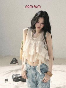 SHAOYEYAN | French Style Chiffon T-Shirt Sleeveless Short Top