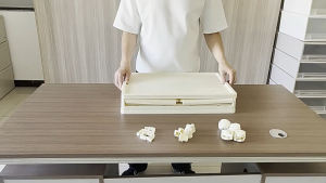 Lemari Susun Plastik Jumbo Rak Lipat Penyimpanan Baju Makanan Mainan Storage Lipat Plastik Transparan Agatha 5 Layer