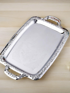 Hộp Đựng Thức Ăn Trưa Bằng Thép Không Gỉ Hình Chữ Nhật Cổ Điển Dung Tích Lớn Dùng Để Đựng Trái Cây Bánh Kẹo Thức Ăn Nhẹ Tại Nhà Hàng