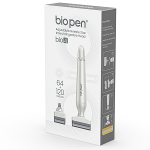Adjustable 2In1 0.25mm Derma Stamp-120pin+64pin Miceoneedle for Face Scalp Beard Body Best Derma Roller Alternative