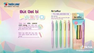 Combo 5 Bút Gel Thiên Long Doraemon GEL-012/DO