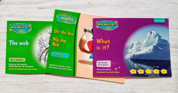 3 books set หัดอ่าน phonics Read Write Inc โฟนิกส์ ภาษาอังกฤษ reception ...