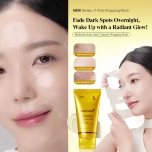 [medicube] Kojic Acid Turmeric Wrapping Mask (+gift)Peel-off Brightening MaskOvernight Dark Spot Fading Sleeping Mask