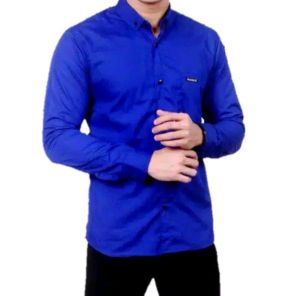 KEMEJA POLOS PRIA LENGAN PANJANG BAJU KERJA KANTOR SANTAI