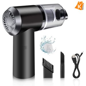 Portable High Power Car Vacuum Cleaner | USB Rechargeable Wireless Handheld Car Vacuum Cleaner Traveling Camping Reusable Portable Rechargeable Vacuum
