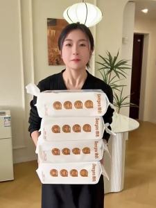 DEYOU | 100% Cotton Disposable Thickened Baby Face Towel