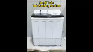 LENODI Double Barrel Washing Machine 4KG 5KG 6KG Convenient Washer (with Dryer) Blue Light Sterilization Mini Washer
