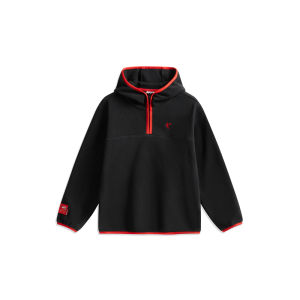 Qiaodan | Kids Fleece Hoodie New Year Red