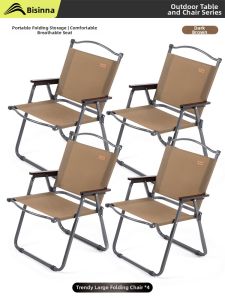 BSWOLF | Portable Camping Chair Foldable Outdoor Stool