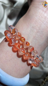 Collection Grade Rare Orange Hematoid Bracelet