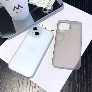 Ốp lưng iphone Dẻo Trong Nhám Mờ Màu Trơn Đơn Giản Cho 11 12 13 14 15 16 17 18 Plus/Pro/Promax