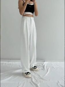 Quần Nữ Cullotus Cạp Cao Ống Rộng Chất Liệu Tuyết mưa giữ phom dáng .