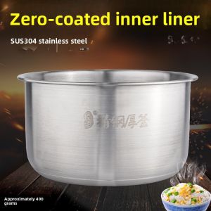 Perfect Fit 2.5L Pressure Cooker Inner Pot Stainless Steel 304 Material for Midea WSS2521/QS2523XL High Pressure Rice Cooker