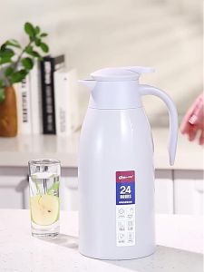 GIANXI Home Vacuum Thermos Flask Hot Water Jug Large Capacity Kettle Hot and Cold Bottle Glass Liner Water Pitcher Container