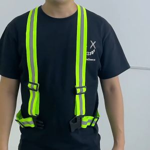CSR Reflective Adjustable Safety Security High Visibility Vest Gear Stripes Jacket