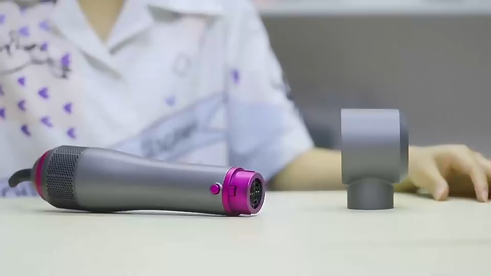 BOSC Hot Air Styler 5 in 1 - Alat Catok & Blow Rambut Ionic Pengering Cepat Pelurus Praktis 3 Pengaturan Suhu