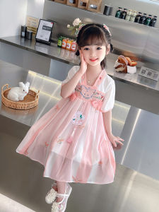 Girl. Children Ancient Chinese Clothing Dress 2024 New Arrival Children. Childrens Tang Suit Super Fairy Chinese Style Princess Dress Summer Chinese Ancient Style Skirt