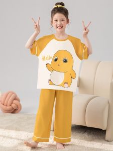 SHAPRA | Cute Milk Dragon Cotton Girls Pajama Set