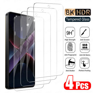 4PCS Tempered Glass For Xiaomi Poco X7 Pro X5 X6 X6Pro X7Pro C65 C75 Screen Protector For Poco F5 F6 Pro Glass Protective Film
