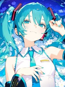 KAYOU | Anime Singer Cute Cartoon Girl Miku Diamond Painting Mosaic Handmade Art Exquisite Gift Home Decoration